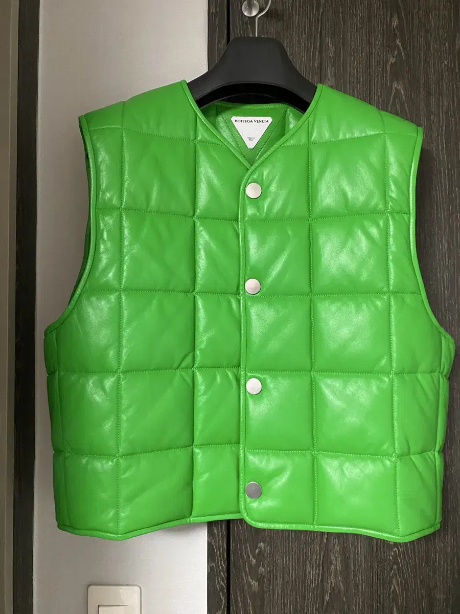 Bottega Veneta Gilet Parachute Green M for sale