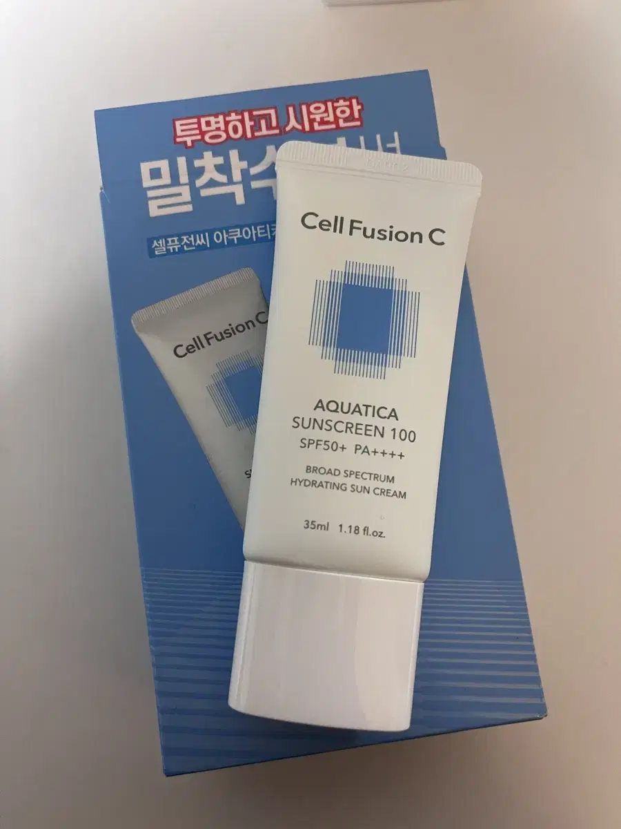 [미개봉]셀퓨전씨 아쿠아티카 썬스크린 50ml