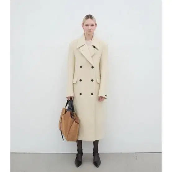 마크들리 알파카 하이넥 ALPACA HIGH-NECK MAXI COAT