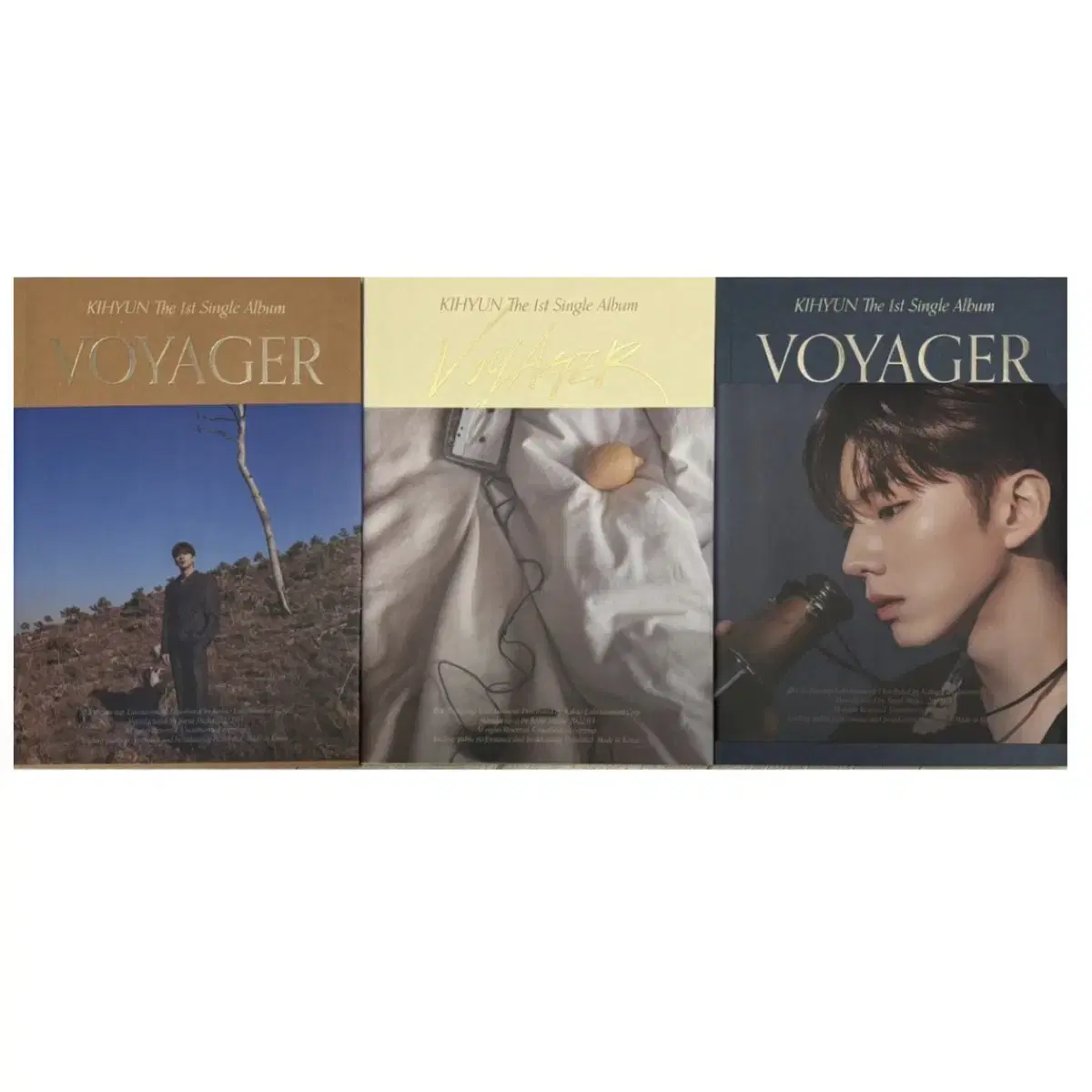 몬스타엑스 기현 솔로앨범 voyager 앨범 풀구성 3종