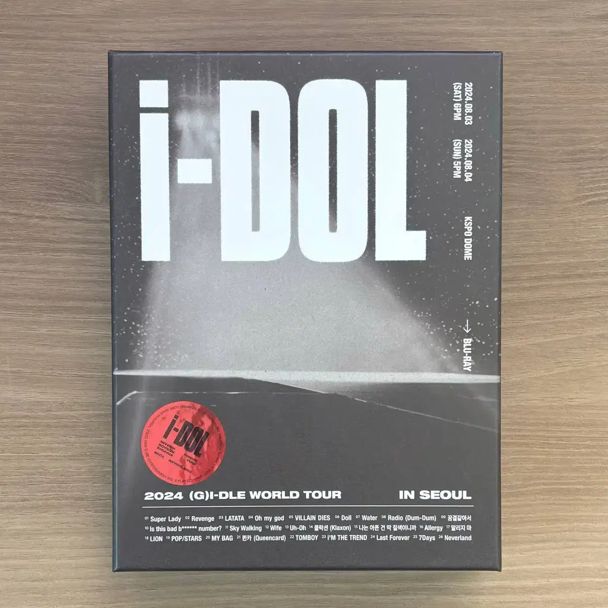 여자아이들 2024 콘서트 블루레이 아이들 월드투어 월투 bluray