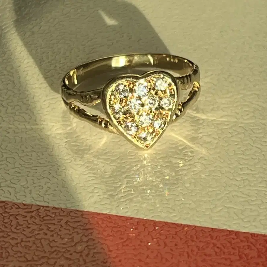 14k 하트 금반지 heart ring