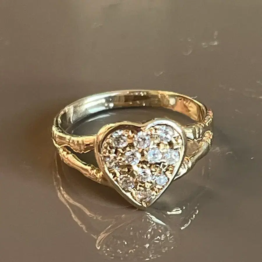 14k 하트 금반지 heart ring