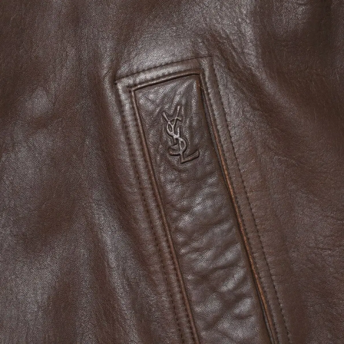 입생로랑 Lamb Skin Leather Jacket