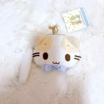 산리오 냥코회 마쉬멜로우처럼 폭신폭신한 냥코 파우치