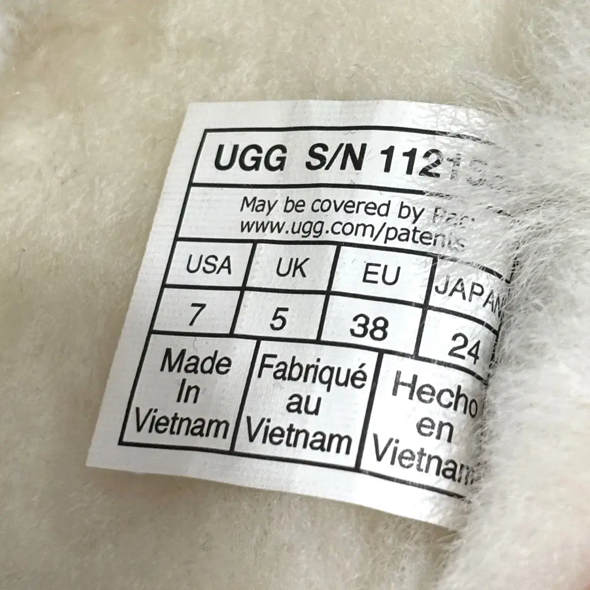 UGG 플랫폼 샌들 38