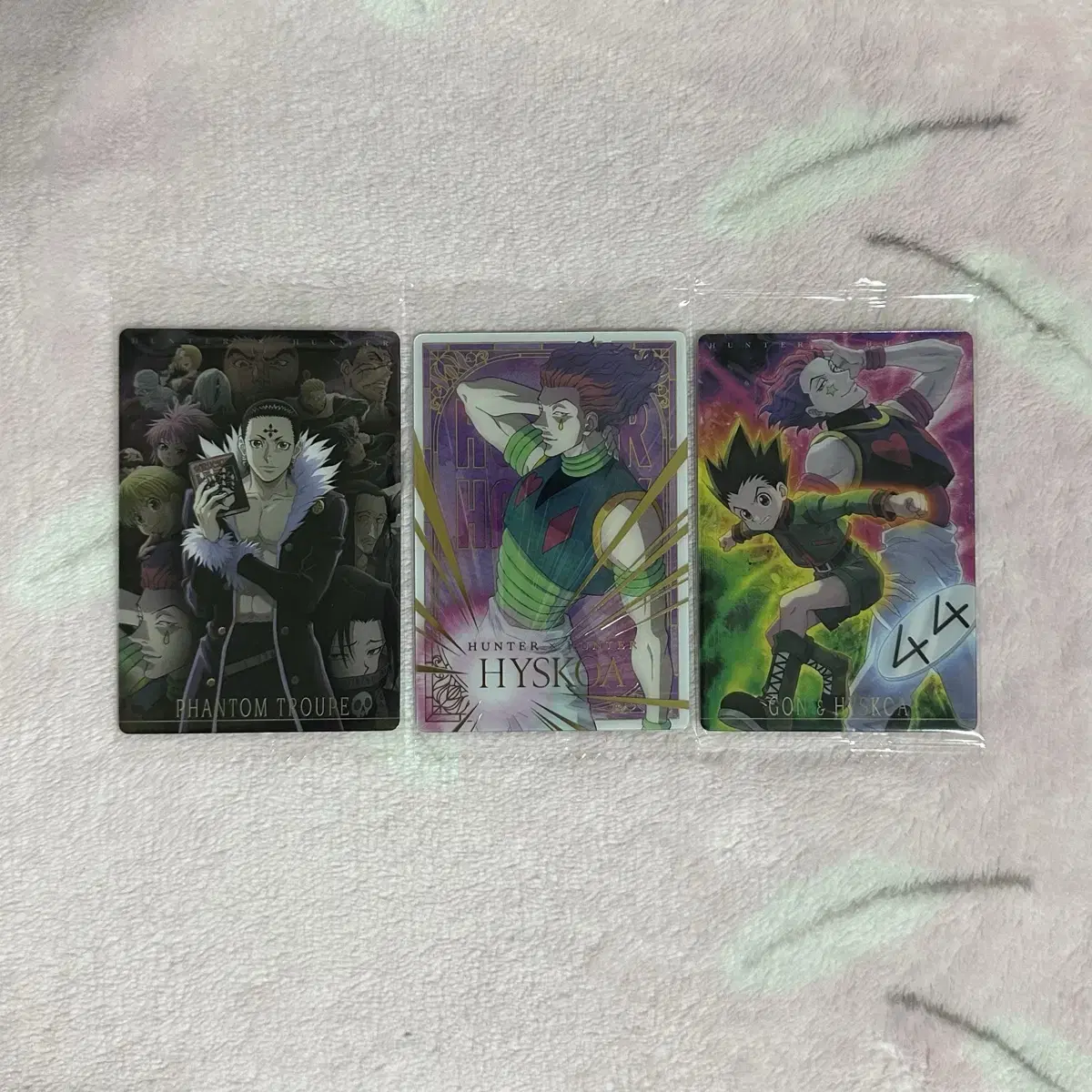 Hunter Hunter Welcome Brigade Hisoka gon Chloro Itasha kard Rare SP R Itasha