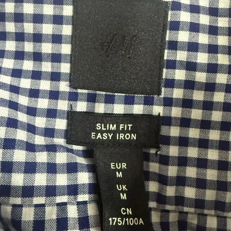 H&M 빈티지 깅엄 체크 셔츠 남방