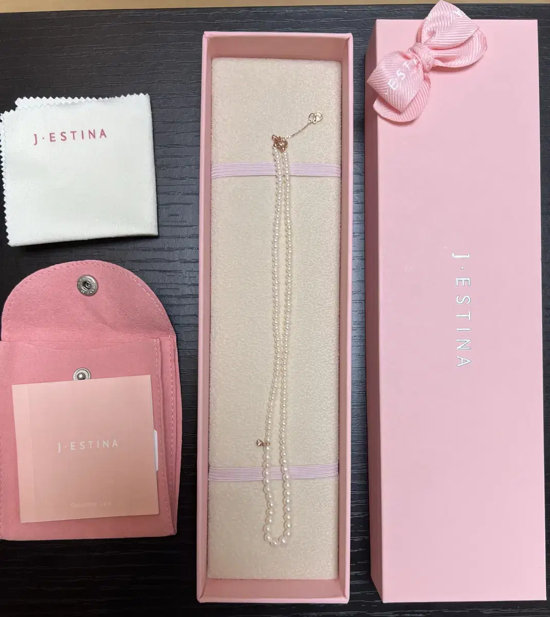 제이에스티나 14k 진주목걸이 (새상품) 급처 가격인하 ㅜ