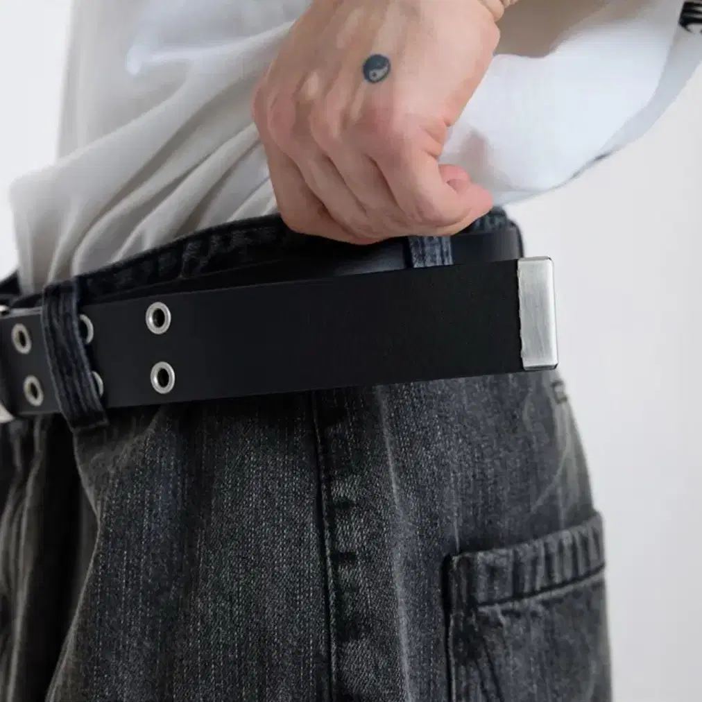 본바트 Half Eyelet Belt 아일릿 벨트 새상품