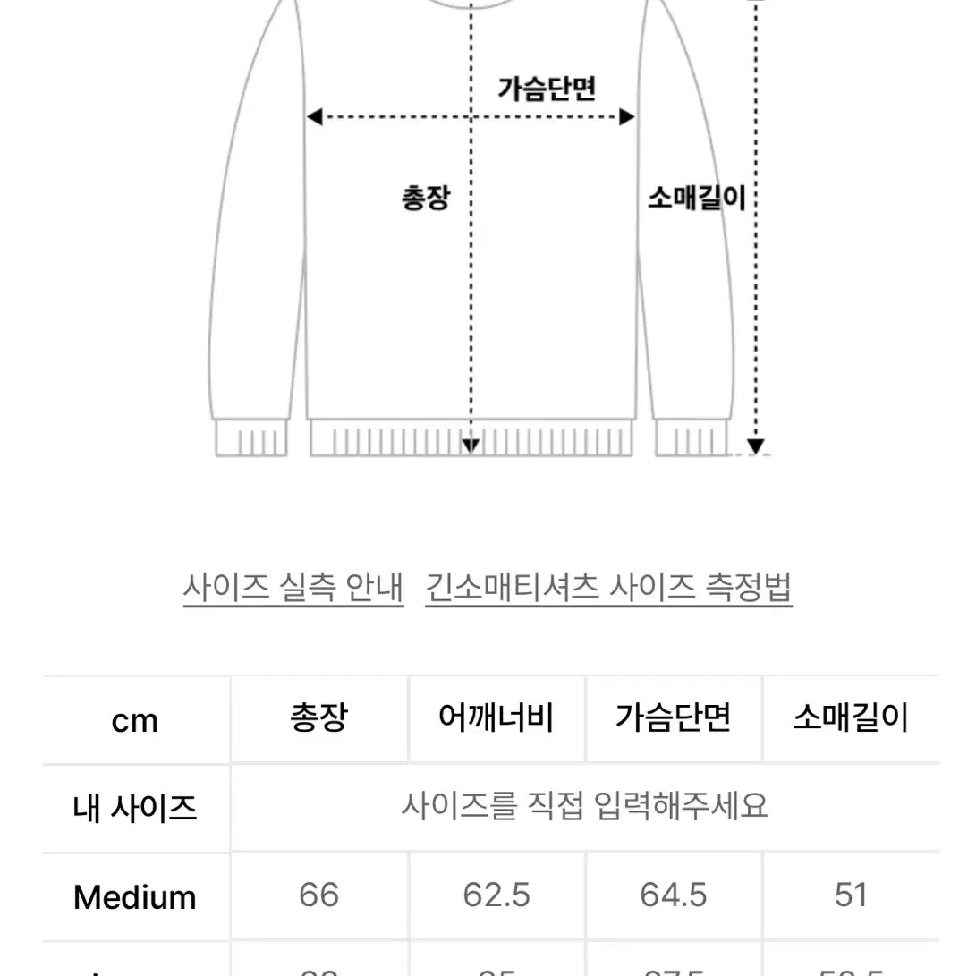 사운즈라이프 헤비코튼럭비니트 차콜 m