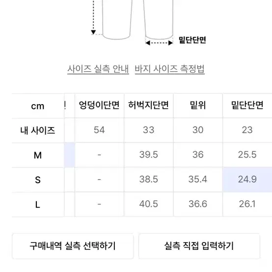 라그랑지 컷오프 투턱 데님 팬츠 블랙 s