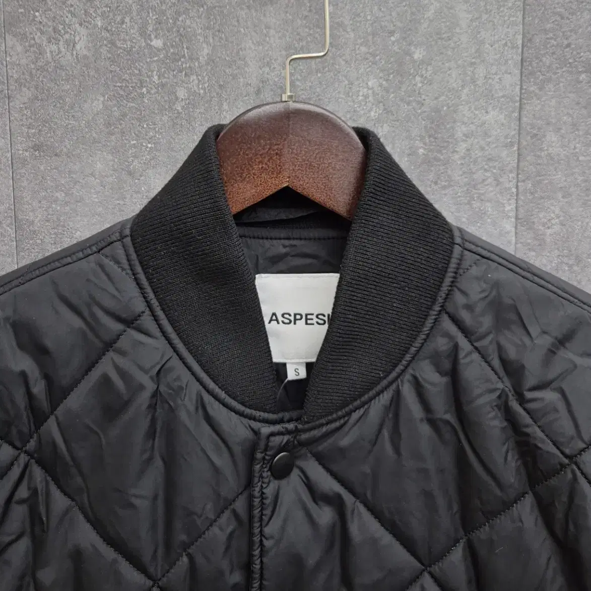 Aspesi Quilted Nylon Bomber Jacket S