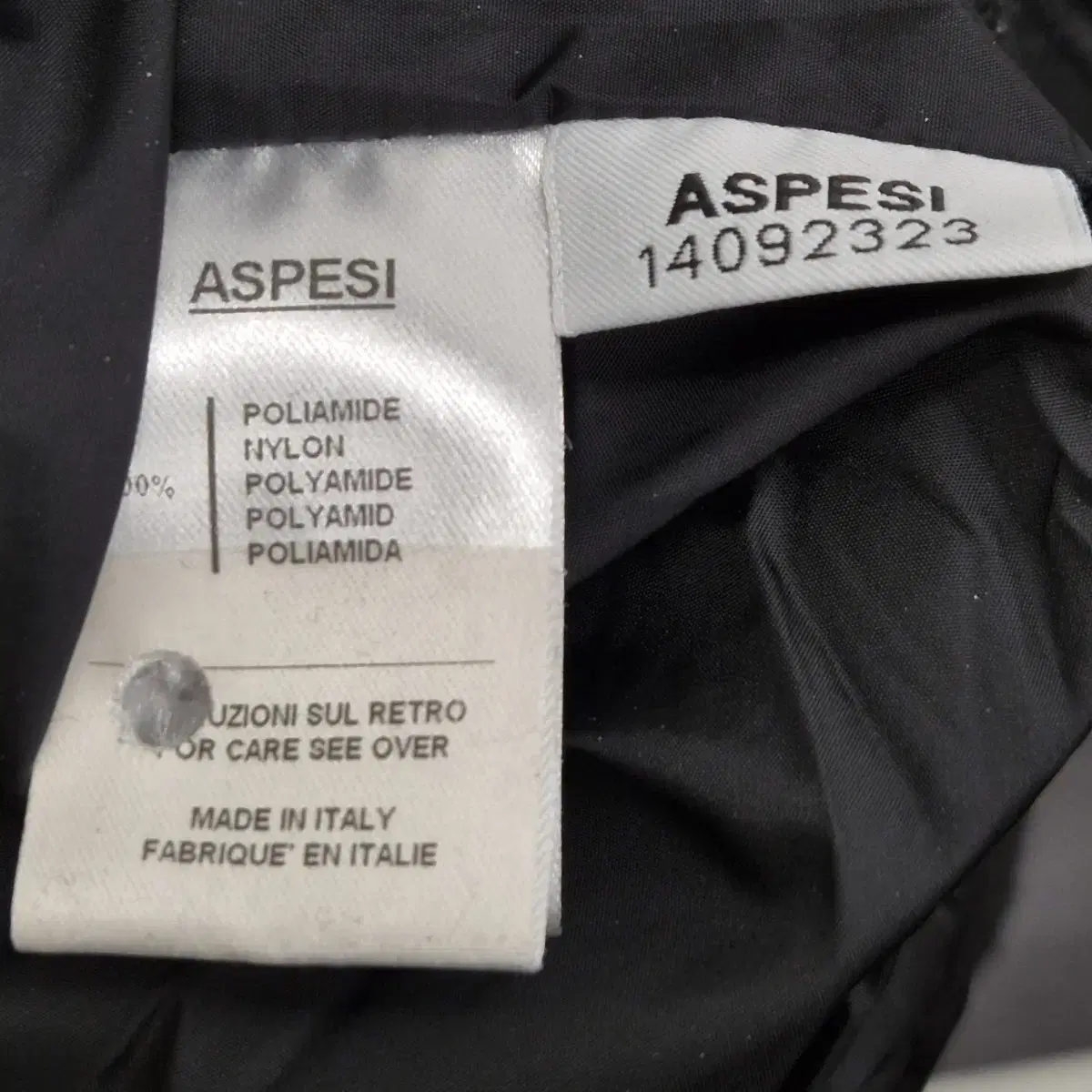 Aspesi Quilted Nylon Bomber Jacket S