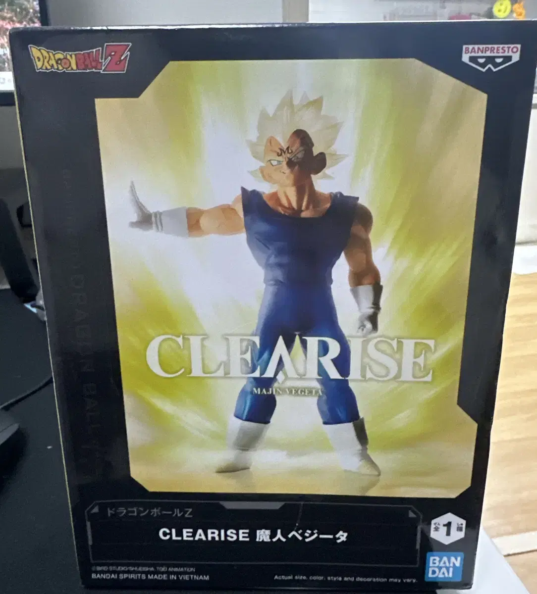 드래곤볼 배지터 clearise 피규어 판매합니다(반프레스토)