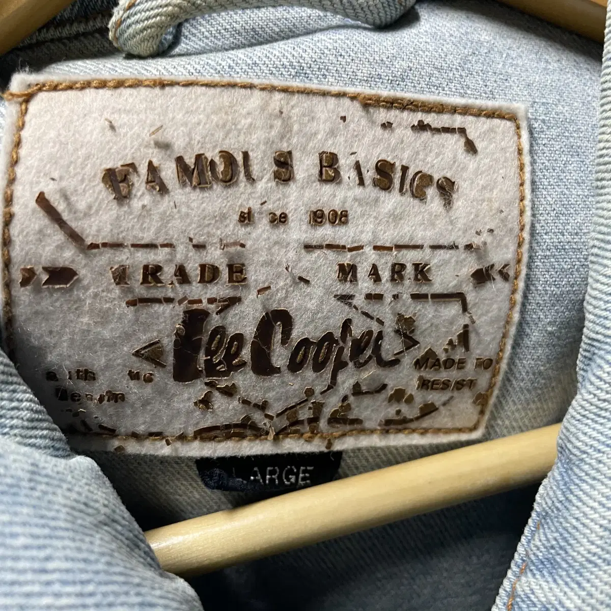 LEE COOPER 리 쿠퍼 데님 트러커 자켓