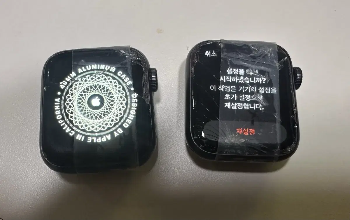 애플워치 se 40mm 부품용 두개