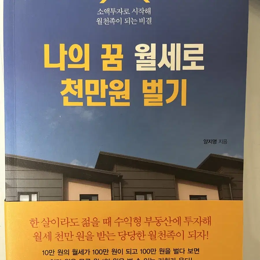 나의 꿈 월세로 천만웤 벌기 (양지영) 책