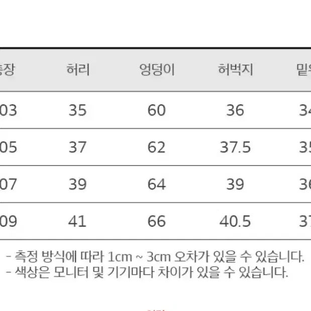 카고팬츠 s