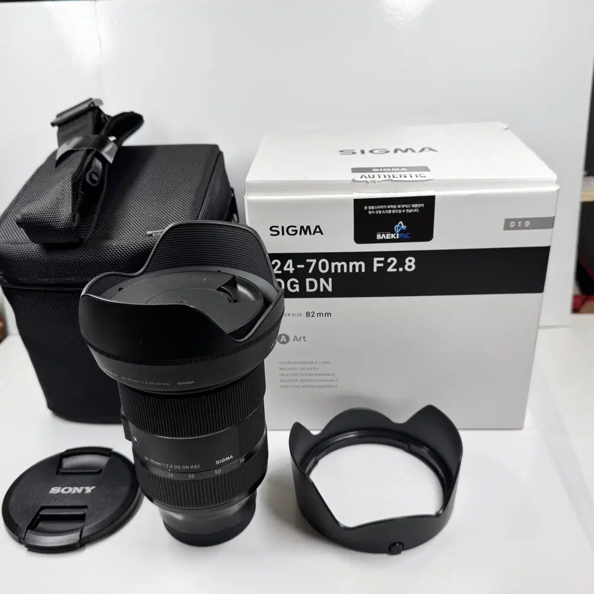 시계륵1 sigma 24-70 소니마운트 +B+W 82mm