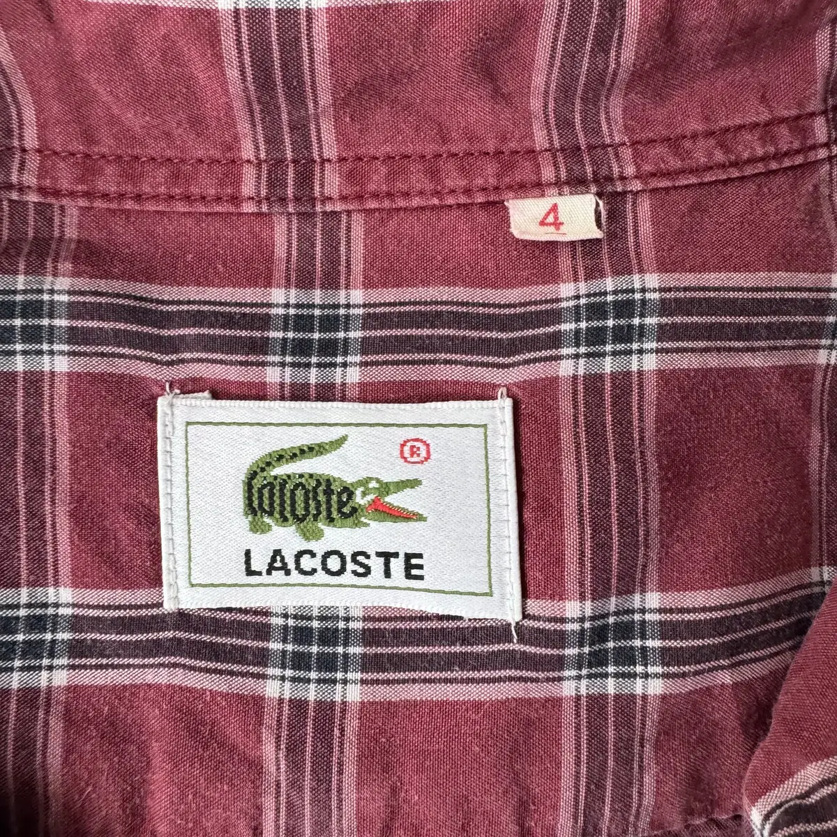 LACOSTE 일본 빈티지 반팔 셔츠 라코스테 빈티지셔츠 라코스테셔츠