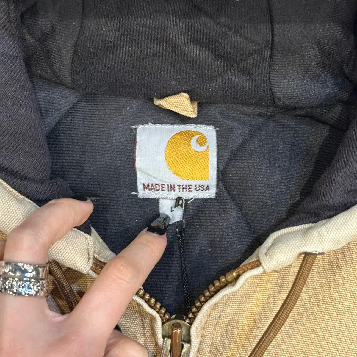 Carhartt 칼하트 디트로이트 후드 워크 자켓