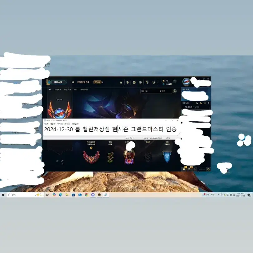 전라인 바로시작 후기 300개 챌린저 인증 리그오브레전드 LOL 개인상점