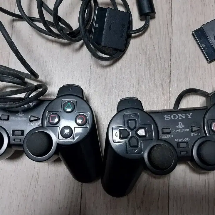 PS2정발판 박스와 일부 구성품(본체없음)