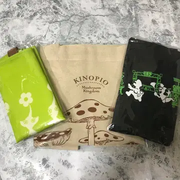 미사용 새상품 닌텐도 닌텐도 토트백 피크민 키노피오 루이지
