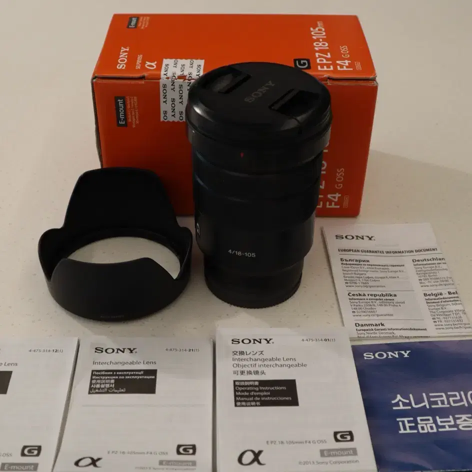 소니 18-105mm F4 G OSS( E마운트) 풀박