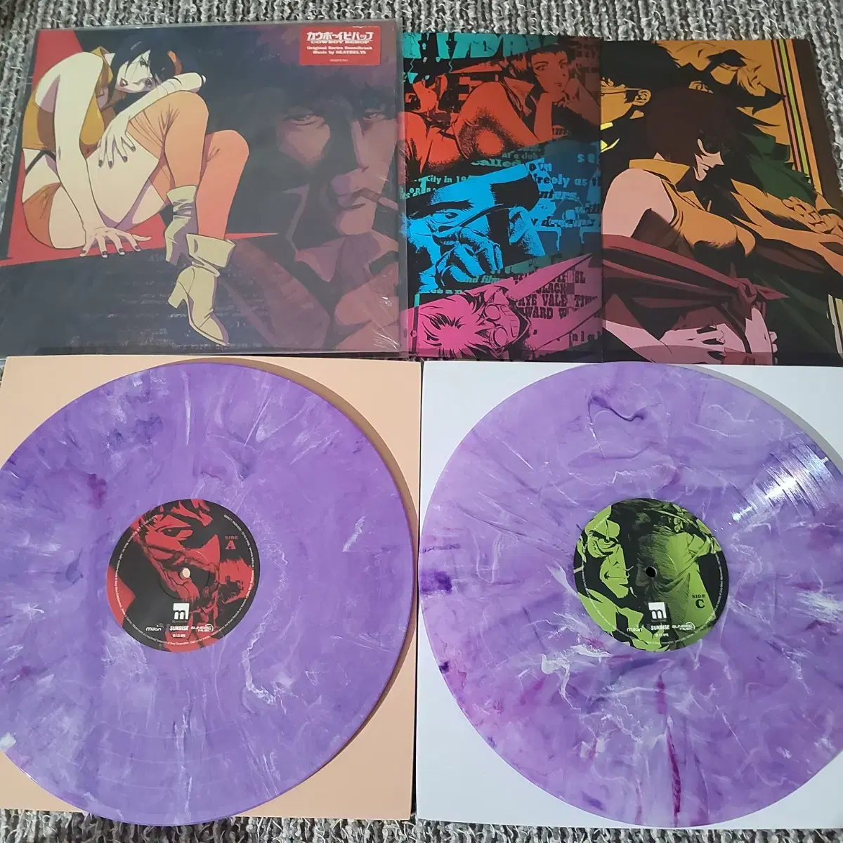 카우보이 비밥 영화음악 Cowboy Bebop LP 퍼플 마블 에디션