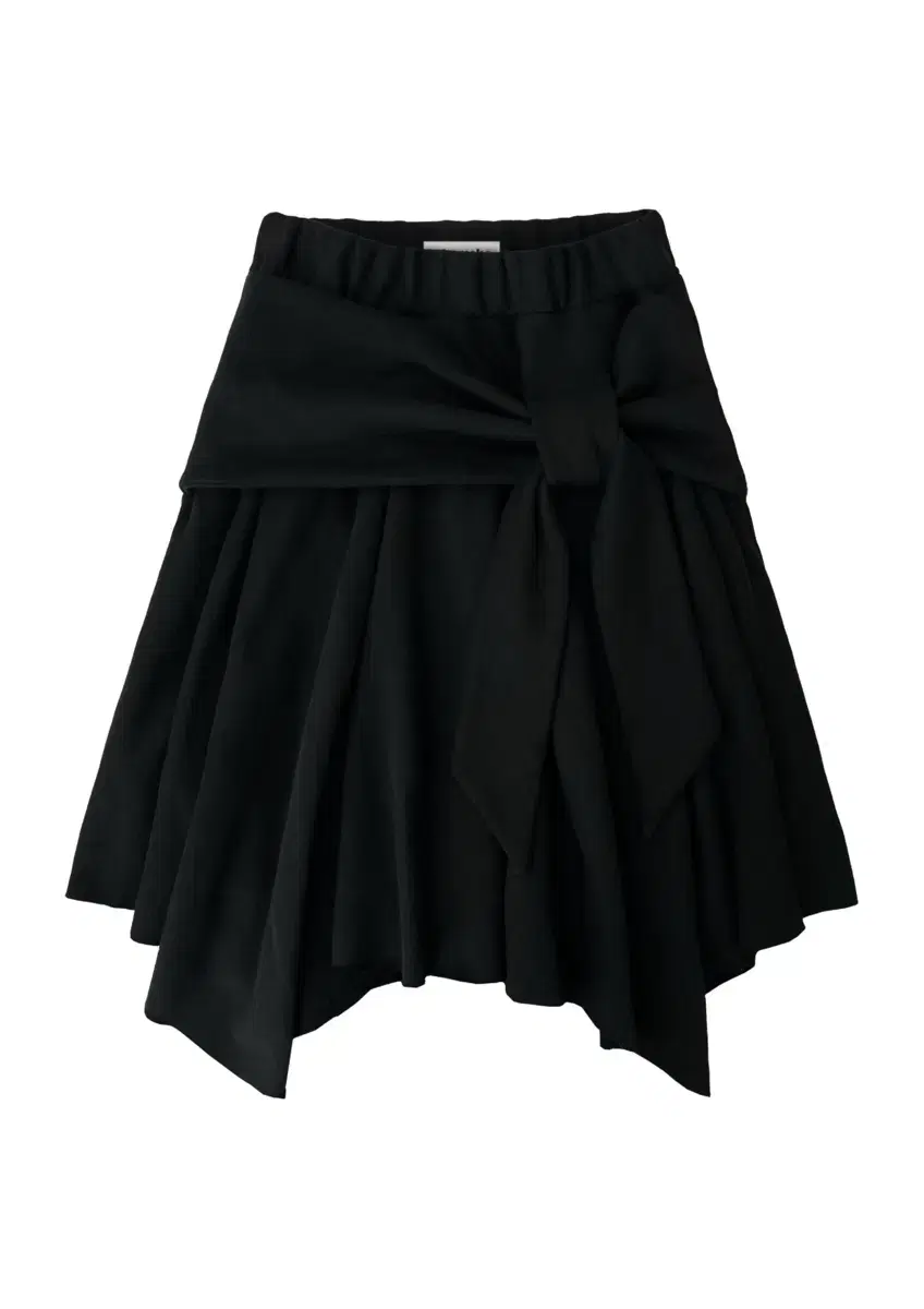 체메씨 bow unbalanced skirt