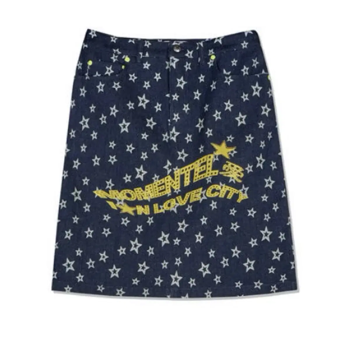 Momentel Star Love City Denim Skirt