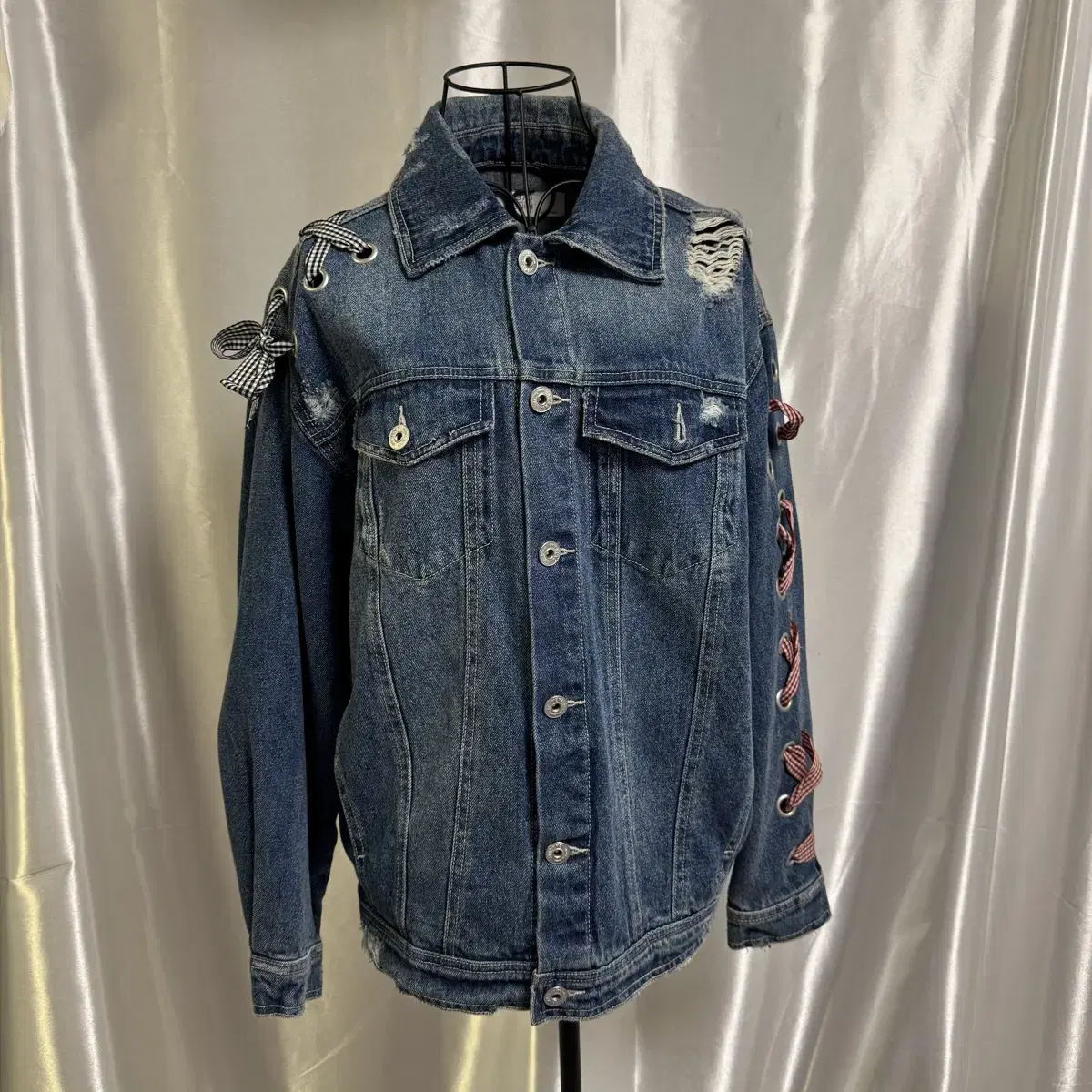 Kitsch Ballecore Denim Jacket Blue Jacket