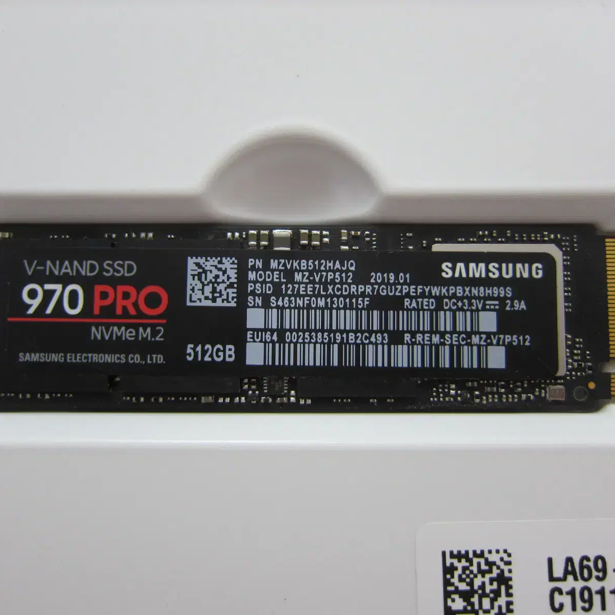 삼성전자  970 PRO M.2 NVMe 512G