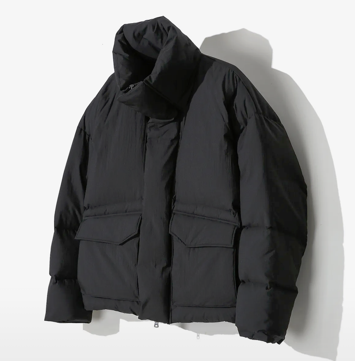 Il Corso Ultra-oversized high-neck padded jacket (goose down) black 105