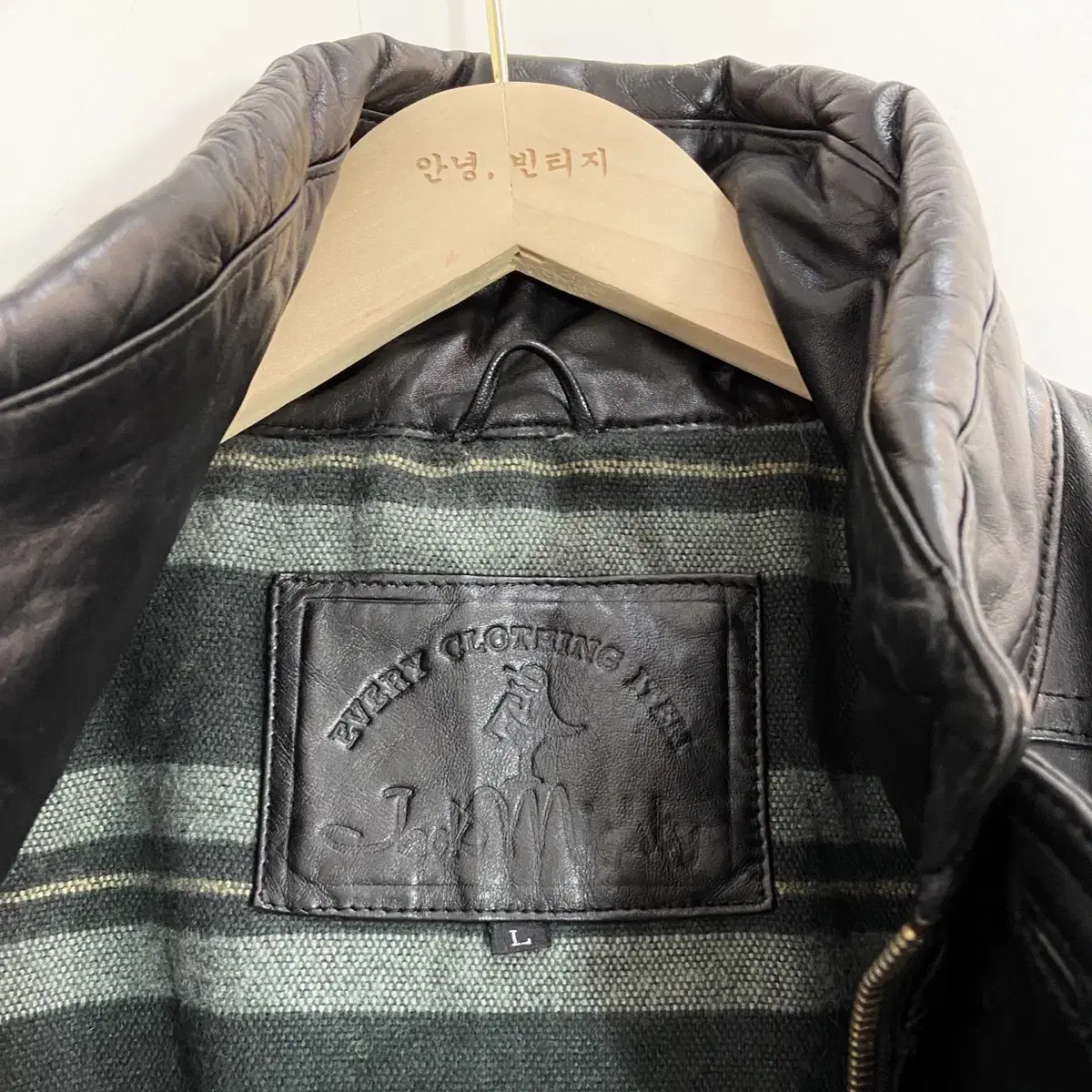 양가죽 남성 반코트 L(105) Lamb Leather Jacket