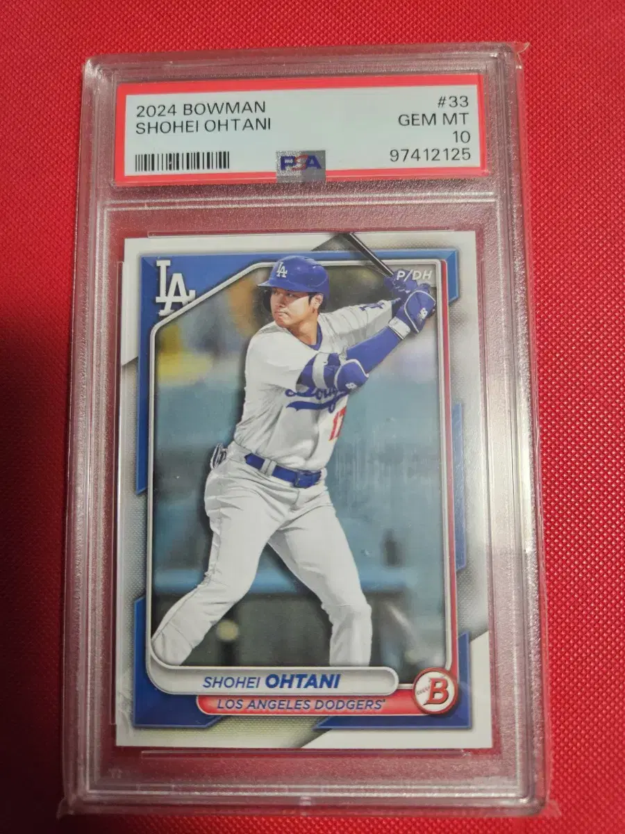 오타니 2024 Bowman PSA 10등급 카드