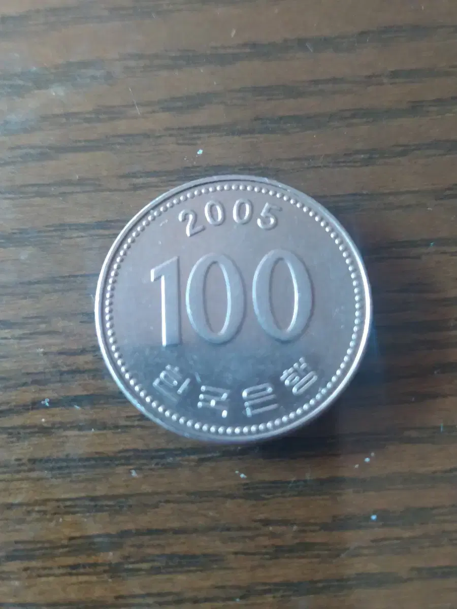 2005년 100원 동전