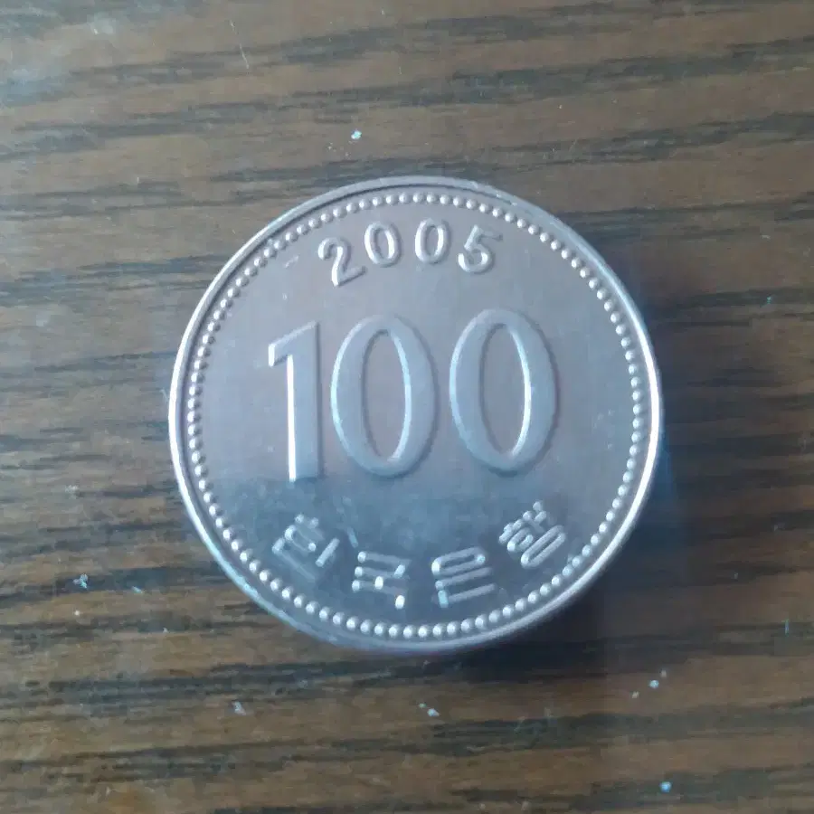 2005년 100원 동전