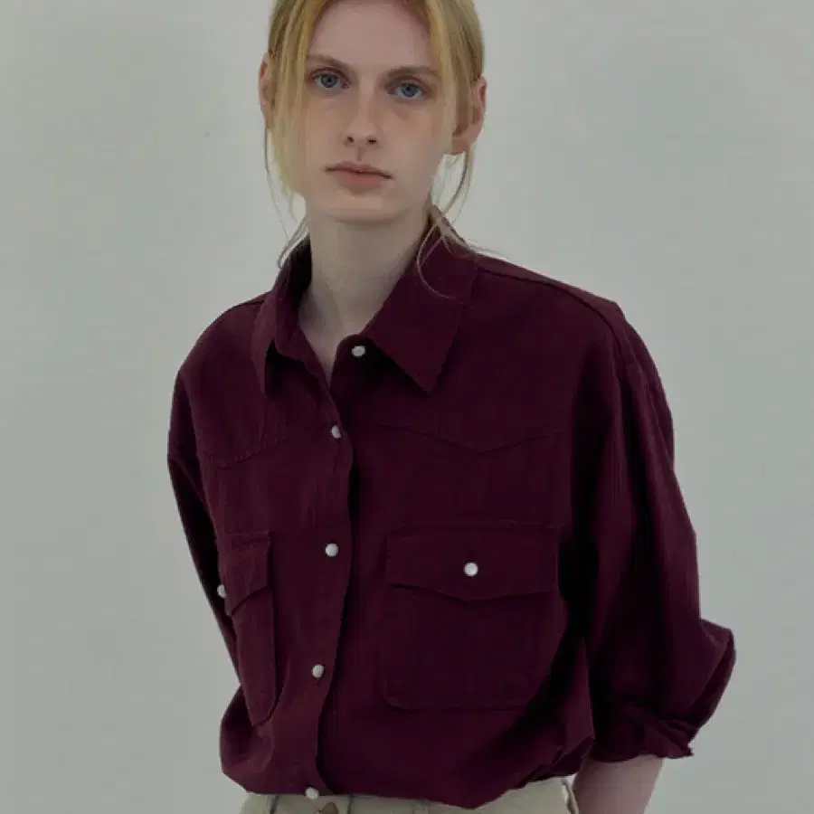 러브어스유 Refined Wash Cotton Cuting Shirts