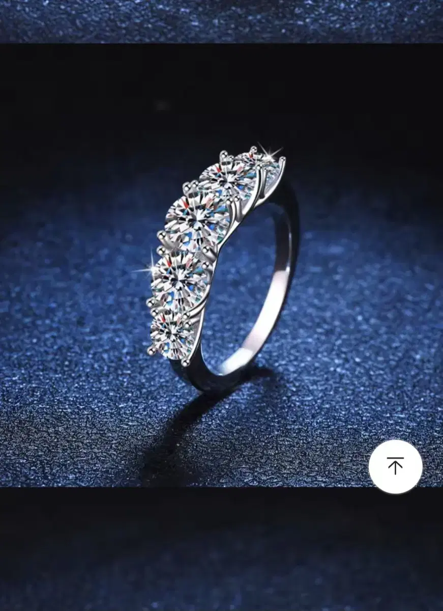 새상품,모이사나이트 반지3.6ct, KS신규격사이즈 12.5/13.5,