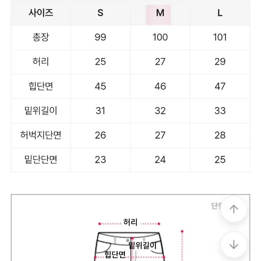 하이웨스트 흑청 와이드 팬츠 데님 블랙M