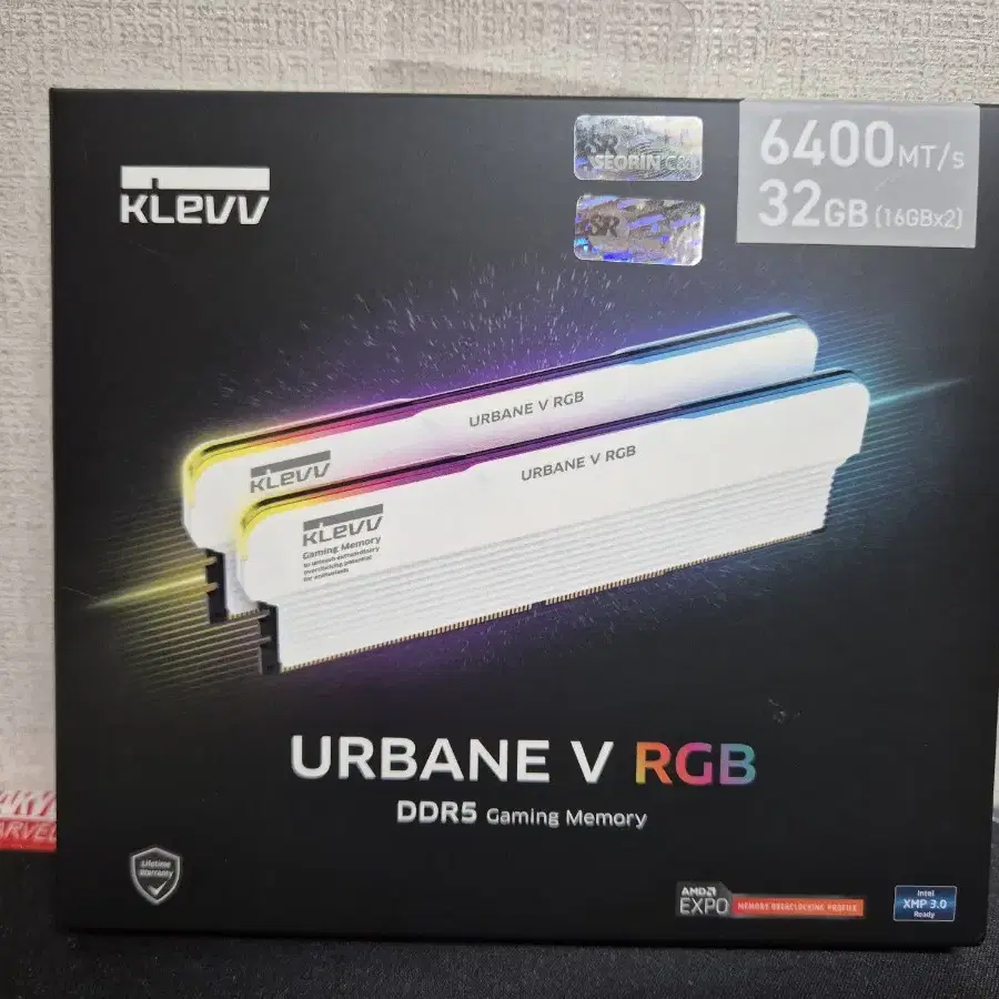 에센코어 KLEVV 6400 CL32 URBANE V 16GB*2 메모리