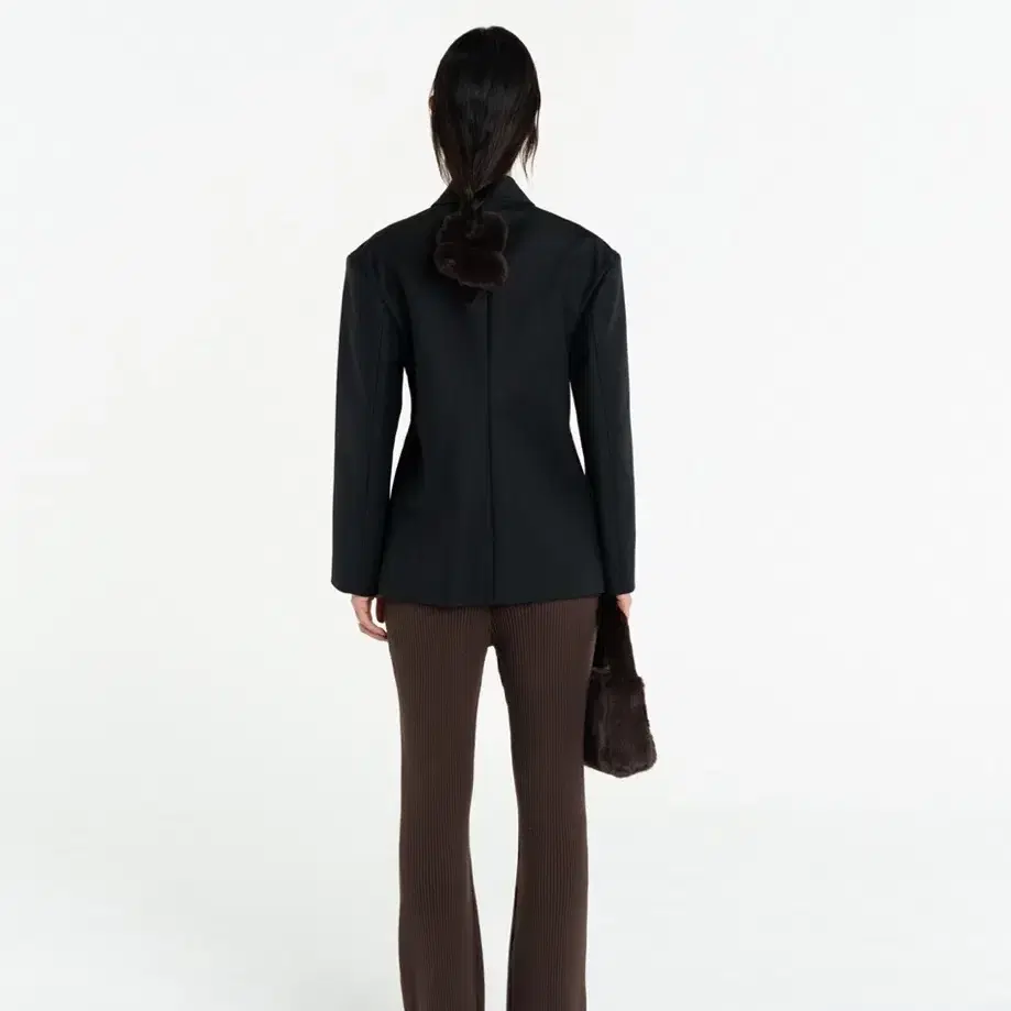 AMOMENTO SQUARED SHOULDER TWILL JACKET