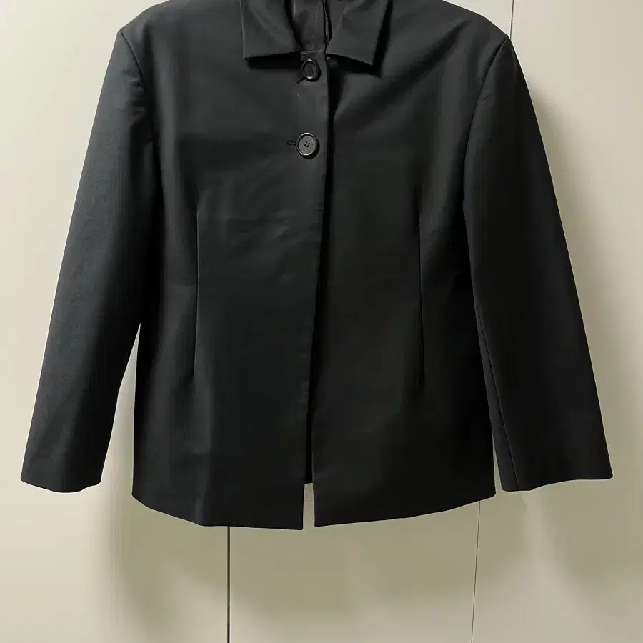 AMOMENTO SQUARED SHOULDER TWILL JACKET