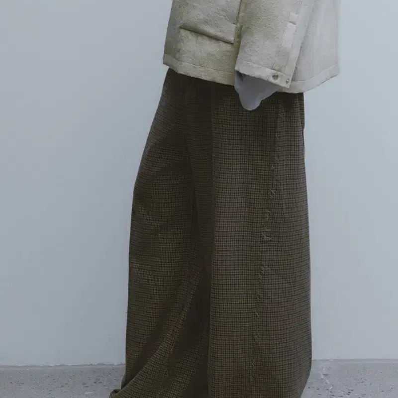 유스 youth Triple Stitch Wide Trousers