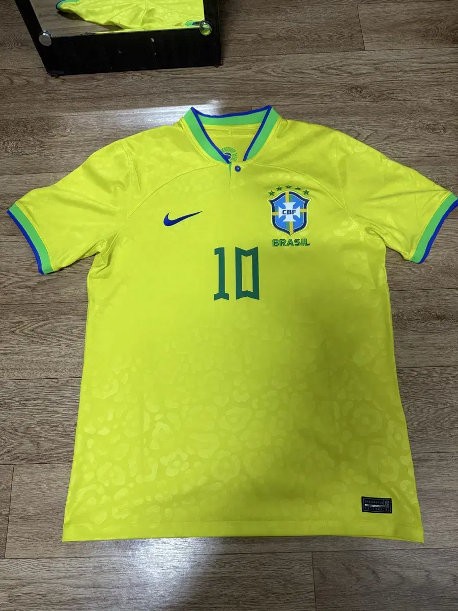 나이키 브라질 홈 Neymar JR 유니폼 M 10번 2022/23