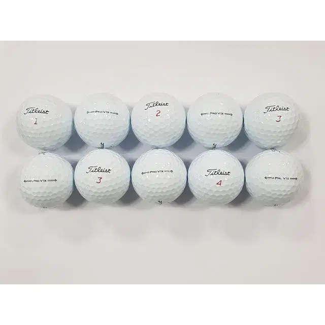 중고골프공 타이틀리스트 PRO V1x 로스트볼 4피스 10알