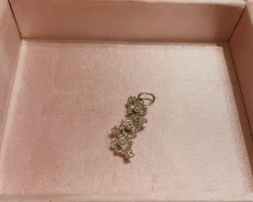 유럽제 빈티지 목걸이 참 레트로 벼룩시장 실버